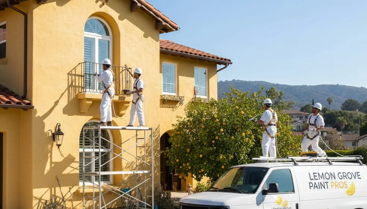 San Diego, CA residential painting service by professional house painters