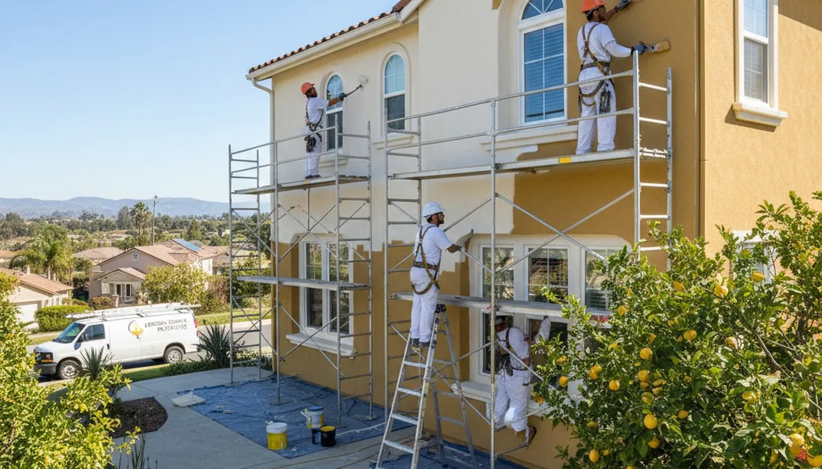 San Diego, CA residential painting service by professional painters