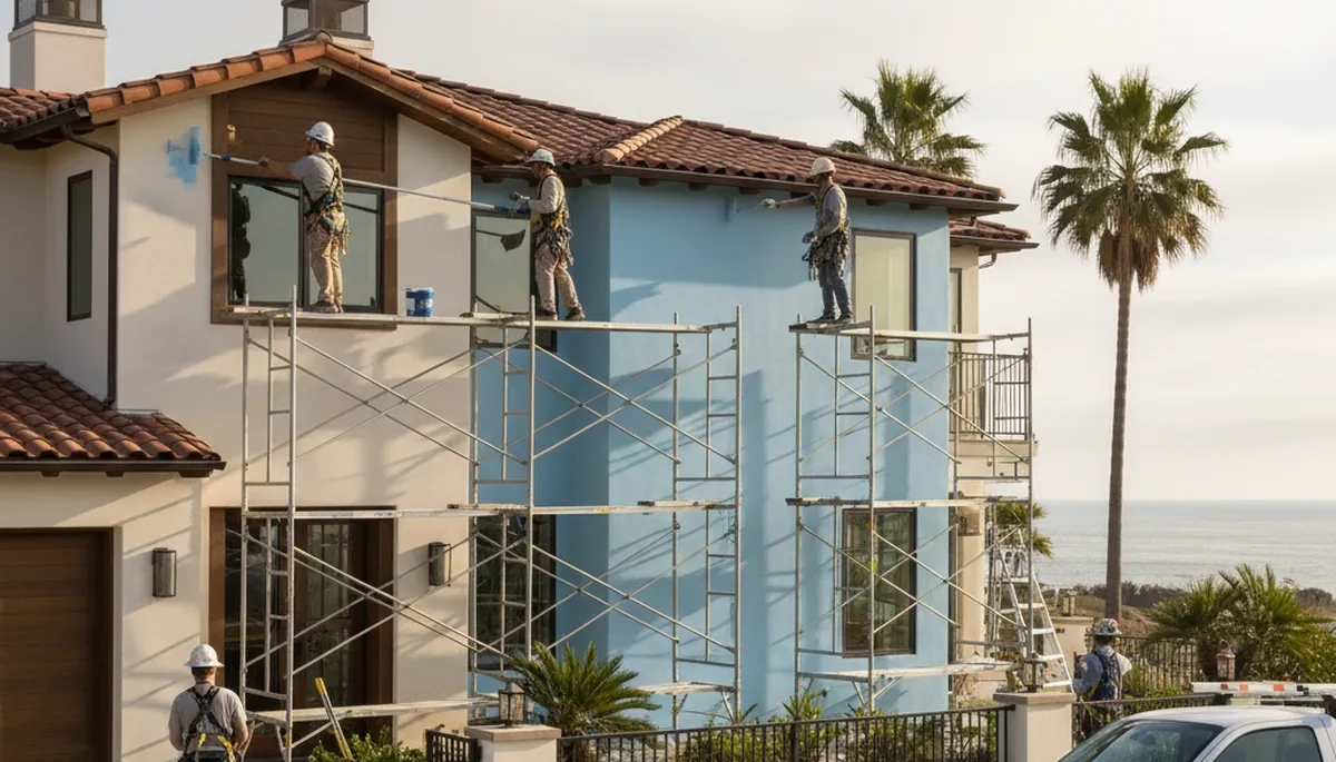 Residential painting services in San Diego, CA by a professional house painting company